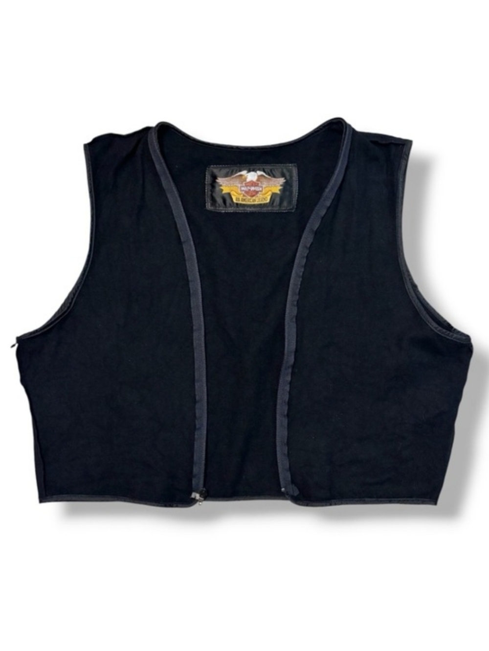 HARLEY-DAVIDSON Black Motorcycle Jacket Zip In Liner VestZip in liner